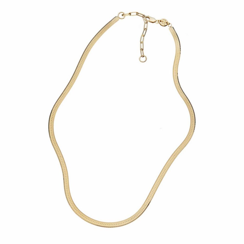 Jennifer Zeuner Jewelry Karli Necklace in Gold Vermeil